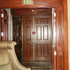 Exit Door with Crown Fluted Columns Applied Mouldings